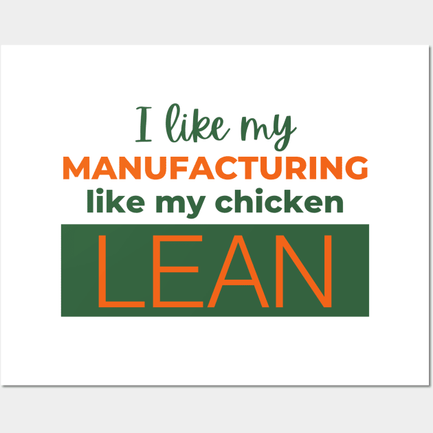 Lean Manufacturing Wall Art by Viz4Business